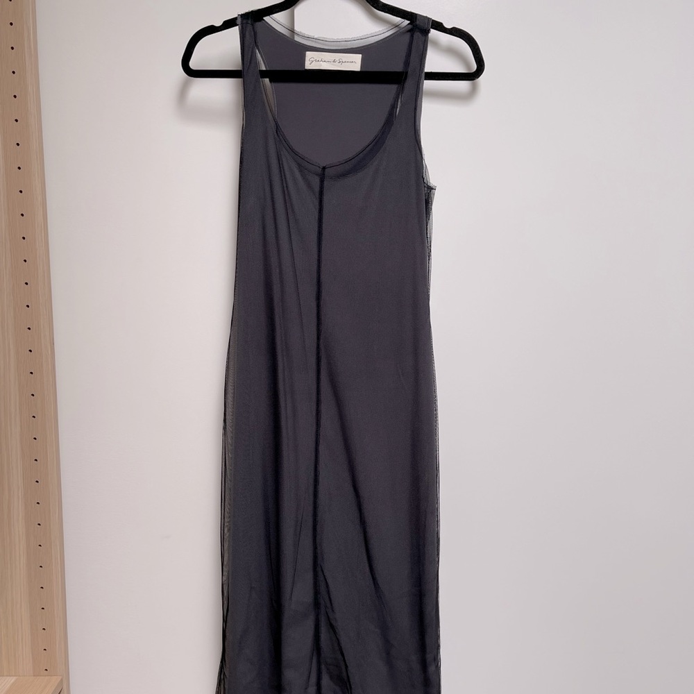 Graham & Spencer Mesh overlay dress